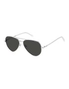 Polaroid Ochelari de soare aviator cu lentile polarizate - Argintiu
