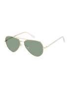 Polaroid Ochelari de soare aviator cu lentile polarizate - Auriu