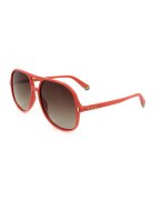 Polaroid Ochelari de soare aviator unisex cu lentile polarizate - Portocaliu stins