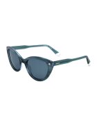 Polaroid Ochelari de soare cat-eye cu lentile polarizate - Albastru petrol