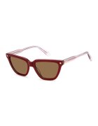 Polaroid Ochelari de soare cat-eye cu lentile polarizate - Rosu