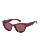Polaroid Ochelari de soare cat-eye cu lentile polarizate - Rosu stins