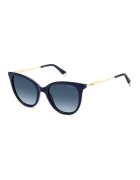 Polaroid Ochelari de soare cat-eye cu rama metalica - Bleumarin