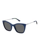 Polaroid Ochelari de soare cat-eye polarizati - Albastru inchis/Gri antracit/Argintiu