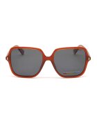 Polaroid Ochelari de soare patrati cu lentile polarizate - Caramiziu