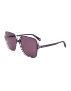 Polaroid Ochelari de soare patrati cu lentile polarizate - Violet pruna