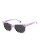 Polaroid Ochelari de soare patrati cu model unisex - Lila/Gri antracit