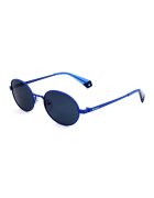 Polaroid Ochelari de soare rotunzi unisex cu lentile polarizate