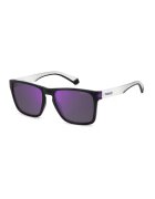Polaroid Ochelari de soare unisex cu lentile oglinda polarizate
