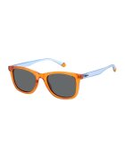 Polaroid Ochelari de soare wayfarer cu lentile uni - Portocaliu/Albastru