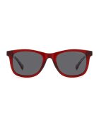 Polaroid Ochelari de soare wayfarer cu lentile uni - Rosu inchis