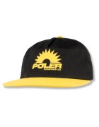 Poler Sapca barbati Horizon - neagra/galben - material bumbac - dimensiune universala