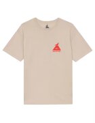 Poler Tricou bej din bumbac pentru barbati - Bej