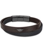 Police Bratara Hardware PEAGB2119613 - Negru - Maro