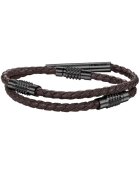Police Bratara Kingpins piele PEAGB0005429 - Negru - Maro