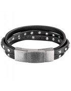Police Bratara Men Bracelets PEJGB2009302 - Argintiu - Negru
