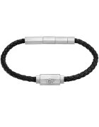 Police Bratara Men din piele PEAGB0035101 - Argintiu - Negru