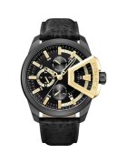 Police Ceas Barbati quartz - inox - piele naturala - 46mm