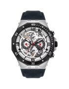 Police Ceas Barbati Rizal - 46mm - inox - piele naturala - rezistent la apa