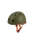 Polisport Casca de protectie pentru copii - Junior Urban Radical Tag - Verde/Portocaliu