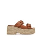 Pollini Espadrile dama SA28268I0MTD0230 - Piele naturala - Maro