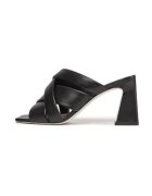 Pollini Papuci dama 303874155 - Piele naturala - Negru - Negru
