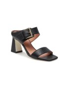 Pollini Papuci dama 303874520 - Piele naturala - Negru - Negru