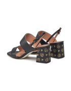 Pollini Sandale dama 303874117 - Piele naturala - Negru - Negru