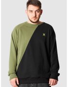 PORC Bluza de trening cu maneci raglan - logo si model unisex - Negru/Kaki