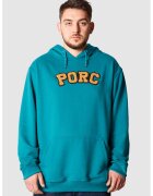 PORC Hanorac unisex cu buzunar kangaroo Savage - Verde aquamarin