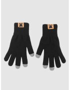 PORC Manusi tricotate cu model unisex Crooked - Negru