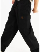 PORC Pantaloni cargo unisex cu logo - Negru