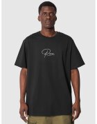 PORC Tricou unisex cu logo brodat - Negru