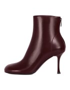 Potamy Botine uni cu toc stiletto - Visiniu