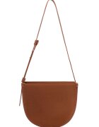 Potamy Geanta crossbody de piele - Maro scortisoara