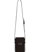 Potamy Geanta crossbody din piele intoarsa - Negru