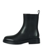 Potamy Ghete din piele cu fermoar - Negru