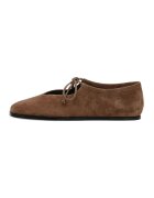 Potamy Pantofi de piele cu funde - Maro