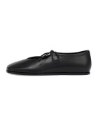 Potamy Pantofi de piele cu funde - Negru