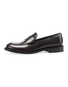 Potamy Pantofi loafer de piele cu aspect decolorat - Violet aubergine