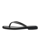 Potamy Papuci flip-flop de piele - Negru