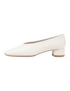 Potamy Premium Pantofi de piele cu toc masiv - Alb