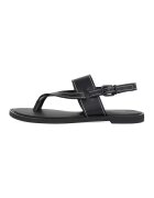 Potamy Sandale slingback de piele - Negru