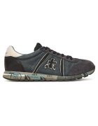 Premiata Tenisi barbati bleumarin/maro inchis - textil