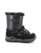 Primigi Cizme mid-calf cu garnituri de piele intoarsa - Negru