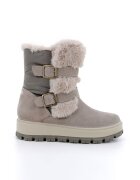 Primigi Cizme mid-calf de piele intoarsa cu garnituri de blana sintetica - Grej