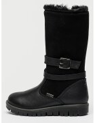 Primigi Cizme mid-calf impermeabile de piele si piele intoarsa cu tehnologie Gore-Tex - Negru