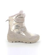Primigi Ghete de piele intoarsa si material textil - Auriu/Crem