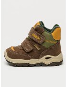 Primigi Ghete de piele intoarsa si material textil cu tehnologie Gore-Tex - Portocaliu