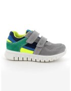 Primigi Pantofi sport cu tehnologie Gore-Tex si piele intoarsa - Verde/Albastru royal/Gri